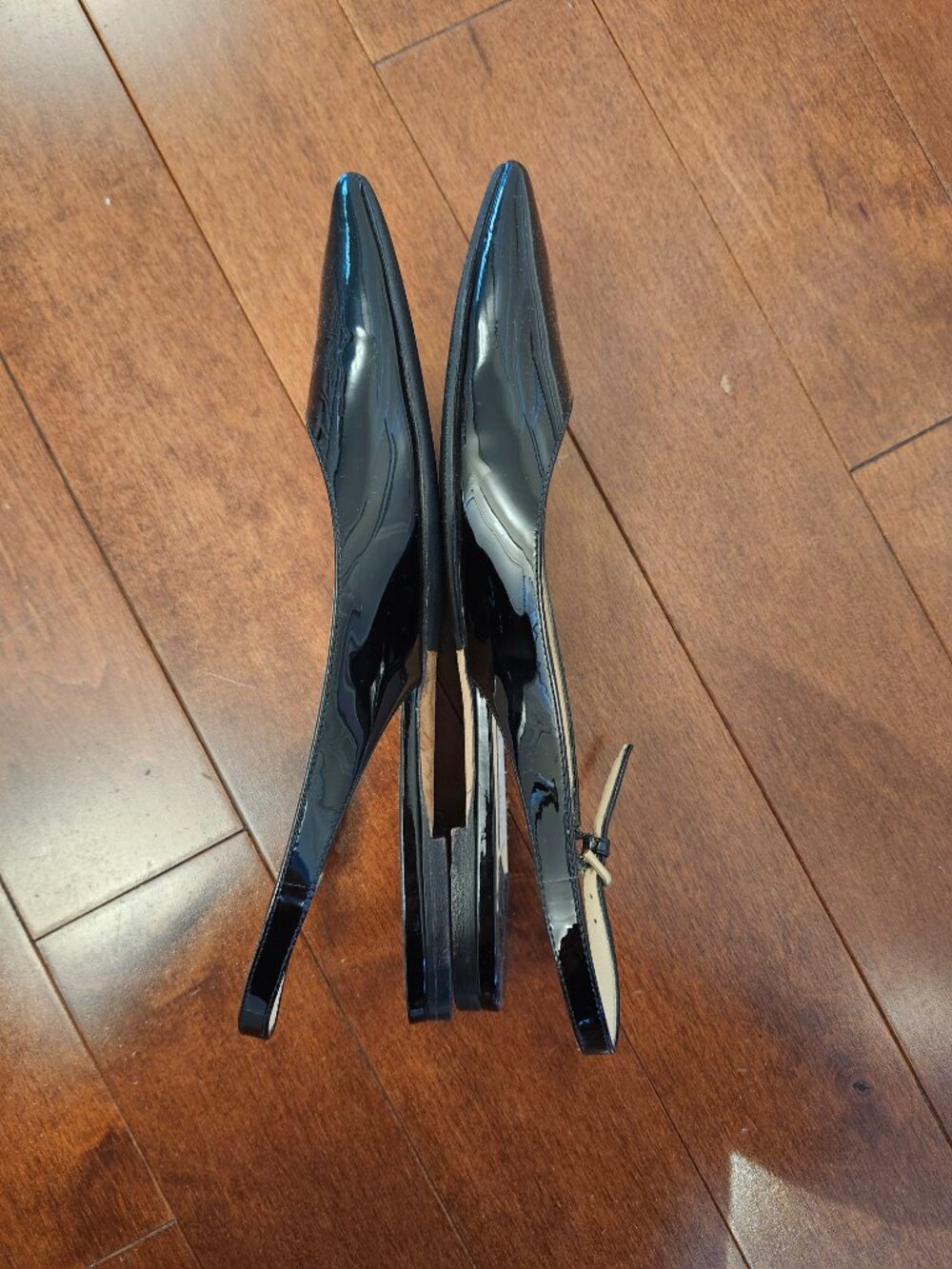 Jimmy Choo slingback flats in black patent leather size 37.5 - Picture 6 of 9